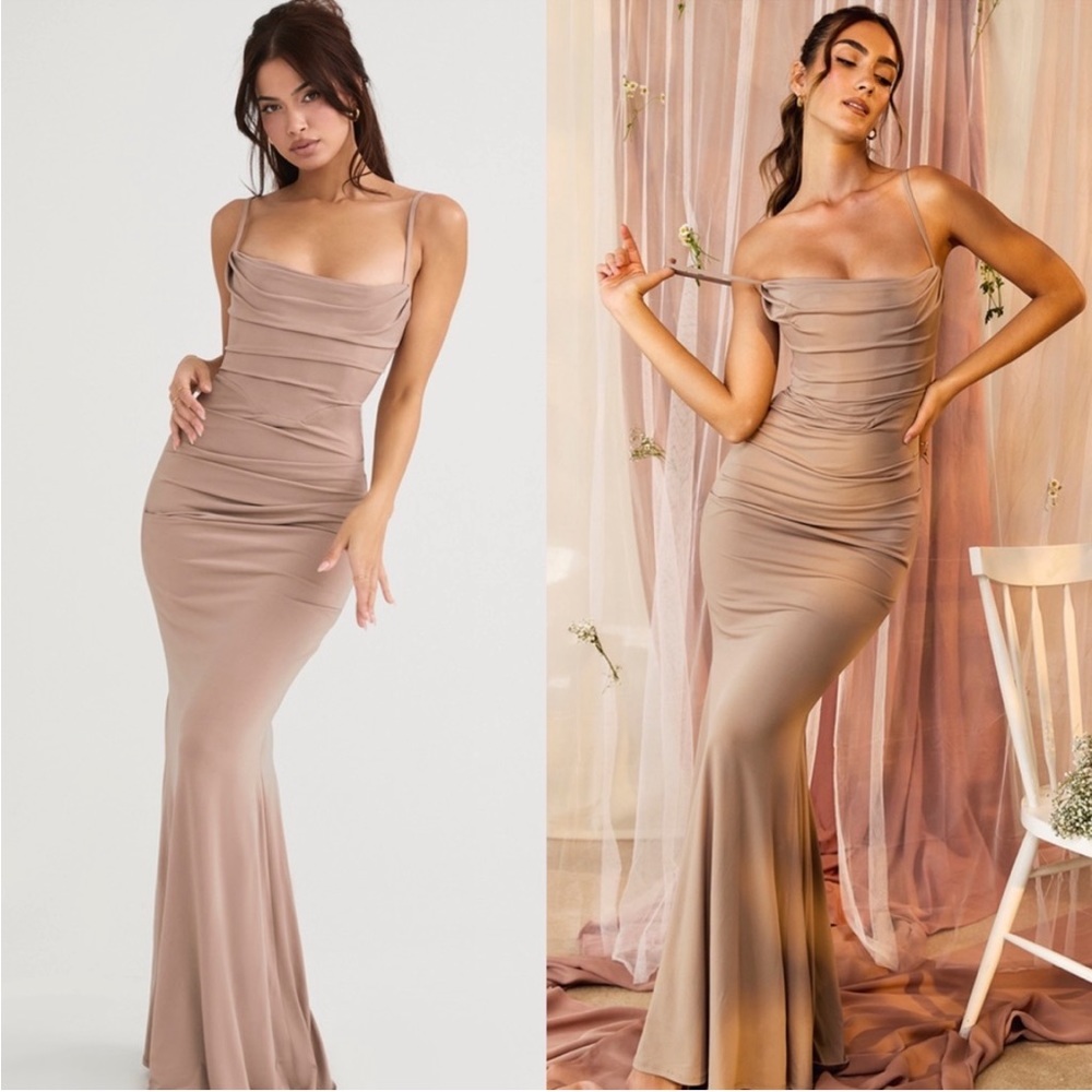 House of CB Milena Jersey Corset Maxi Dress Size Medium